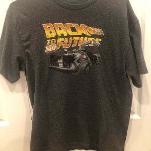 Back to the Future Gray Tshirt SZ M